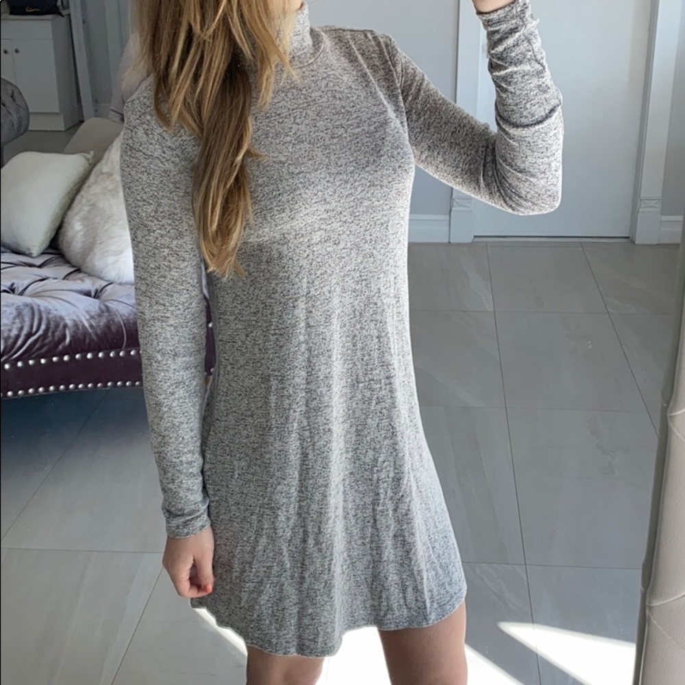 Turtleneck Sweater Dress